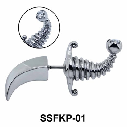 Sword Shaped Stud Earring SSFKP-01